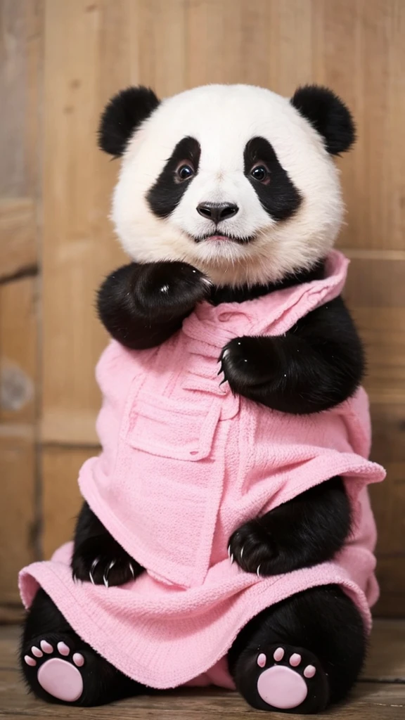 Panda　Pink　gorgeous　cute