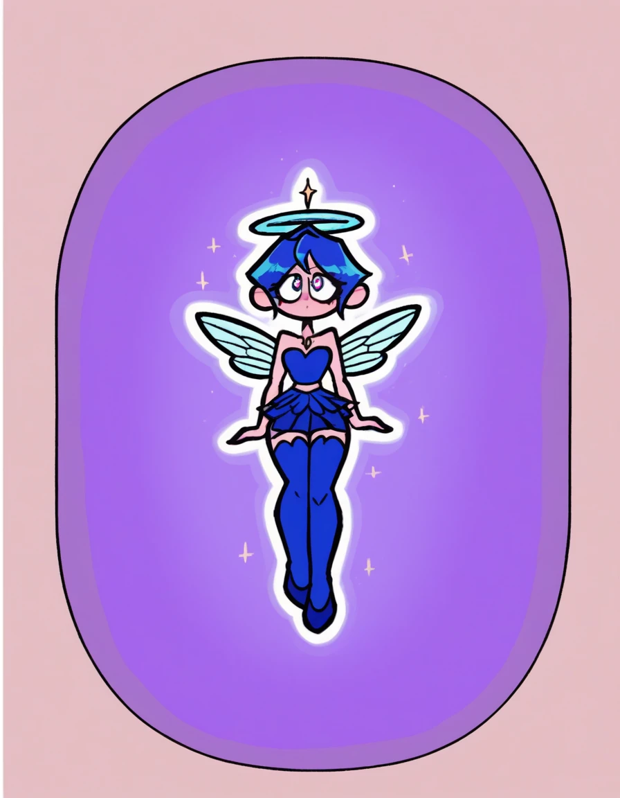 zPDXL, score_9, score_8_up, score_7_up, source_anime,
1girl, solo, heart eyes, (sitting on lap), angel wearing Ethereal white ensemble with a flowing top, layered tulle skirt, wearing a ethereal tiara crafted from moonlight, blue stockings, blue ballet flats, feathered (angel wings), (angel halo), wearing a celestial amulet glowing with inner radiance, Tinker Bell blue , fairy, long blue hair, fairy wings,fleurs
valbun, une femme avec des écouteurs assis par terre avec une manette de jeu vidéo dans une main, elle rit, heureuse, souriante. Elle est seule dans la pièce. valbun,