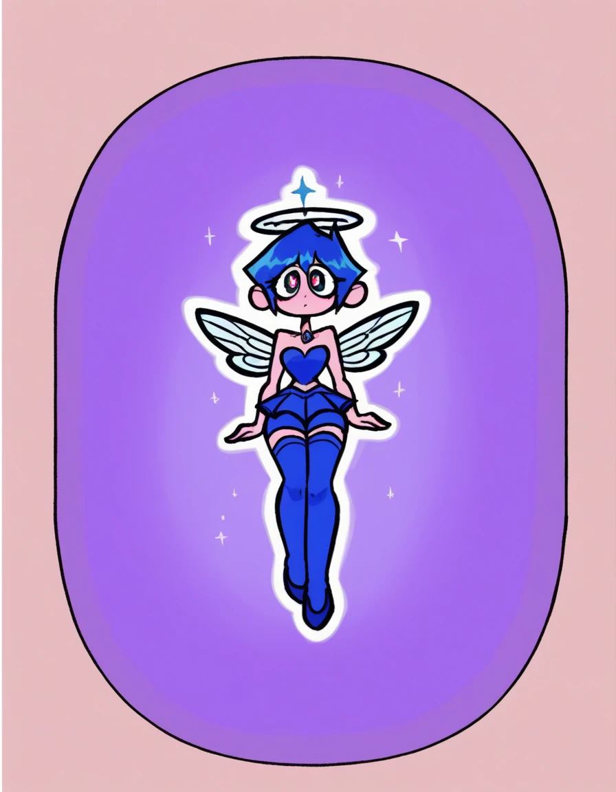 zPDXL, score_9, score_8_up, score_7_up, source_anime,
1girl, solo, heart eyes, (sitting on lap), angel wearing Ethereal white ensemble with a flowing top, layered tulle skirt, wearing a ethereal tiara crafted from moonlight, blue stockings, blue ballet flats, feathered (angel wings), (angel halo), wearing a celestial amulet glowing with inner radiance, Tinker Bell blue , fairy, long blue hair, fairy wings,fleurs
valbun, une femme avec des écouteurs assis par terre avec une manette de jeu vidéo dans une main, elle rit, heureuse, souriante. Elle est seule dans la pièce. valbun,