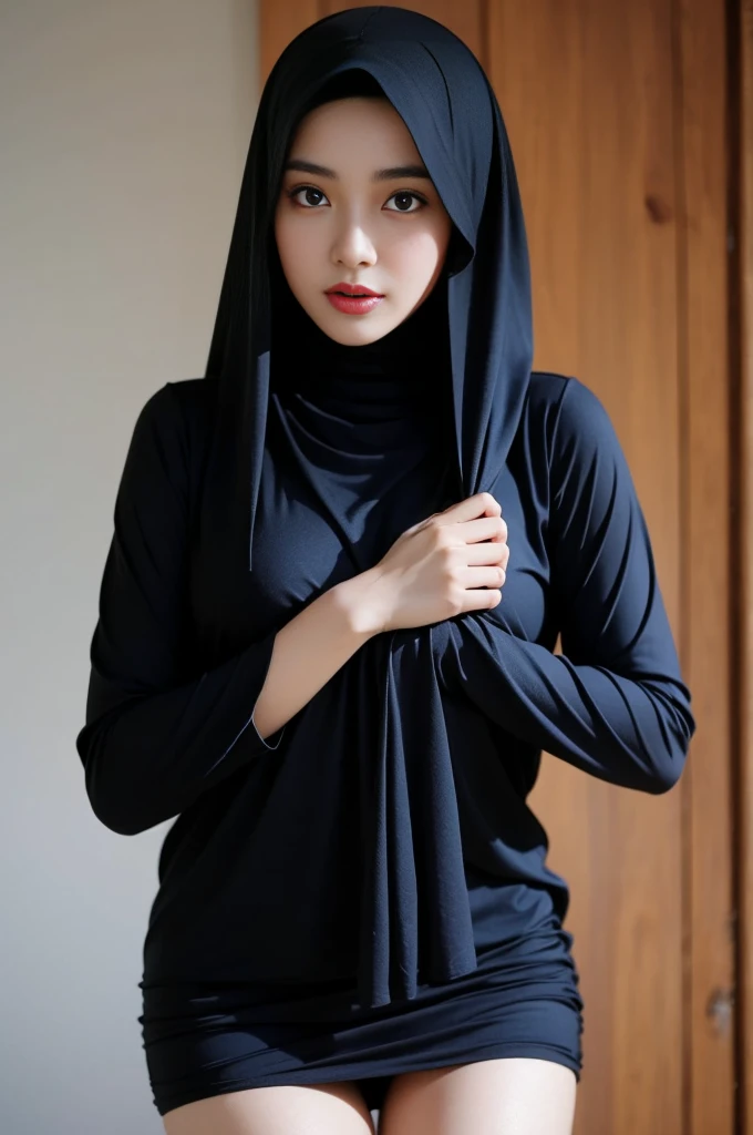 Best quality, masterpiece, (photorealistic:1.4), raw photo, (flawless skin texture:1.3),hijab girl, wear hijab, beautiful detailed eyes and face,masterpiece, best quality,close-up,