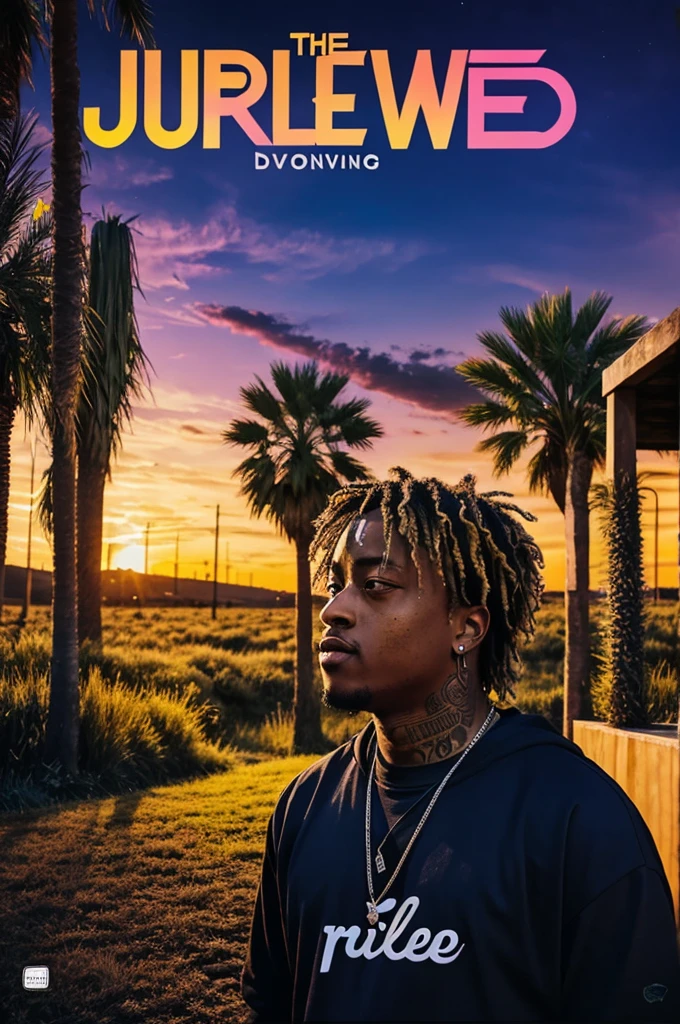 Juice wrld type album cover