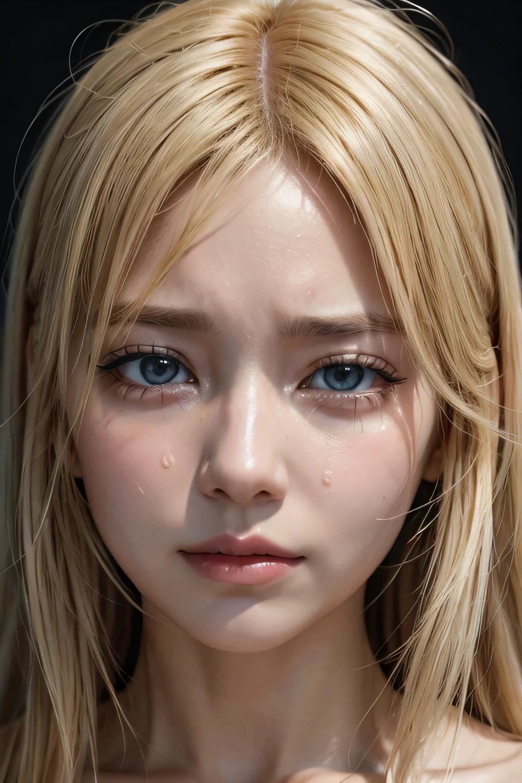 elegant detailed portrait of a young woman, high quality, photorealistic, anime style, perfect facial features, porcelain skin, long eyelashes, lifelike eyes, natural lighting, highly detailed, cinematic, vivid colors, dynamic pose, masterpiece, anatomically correct, nendoroid style, microbikini