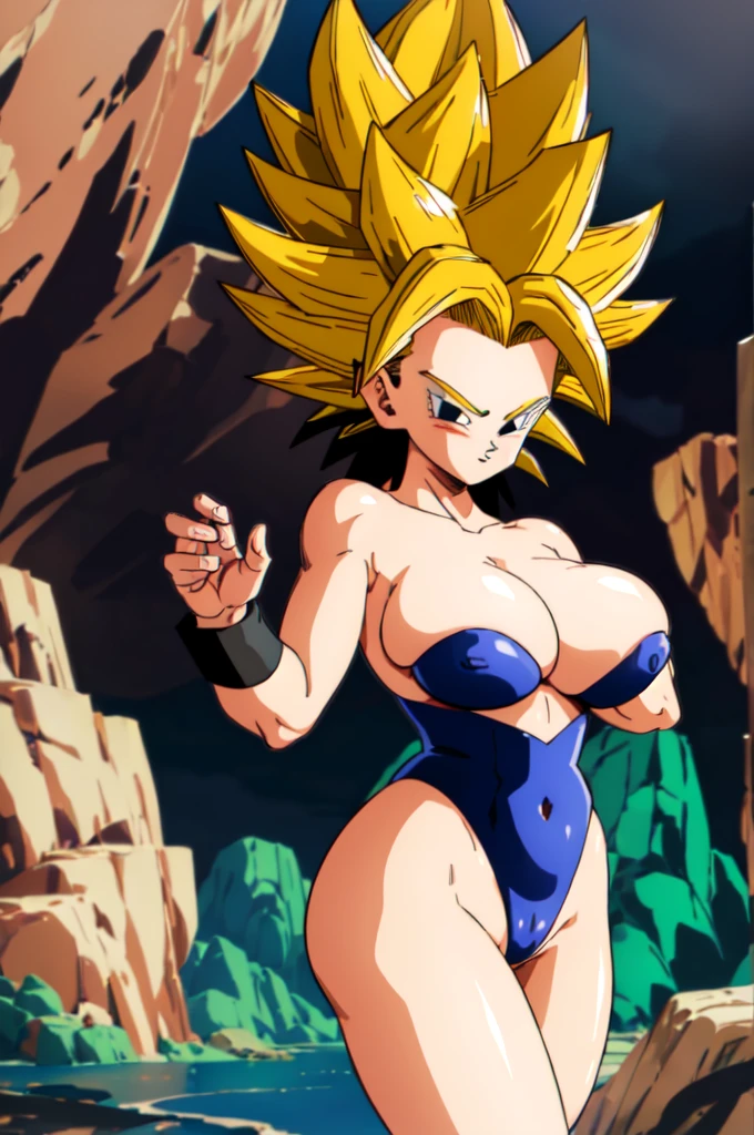 ultra detailed, masterpiece, best quality, solo, soft smile, light smile, Caulifla, Dragon Ball,
1girl, black eyes, black hair, long hair, sexy bunny costume, playboy, big breast, big ass, neck red moño, confused face expresion, sin imperfecciones, dibujo perfecto, complete playboy suit,
