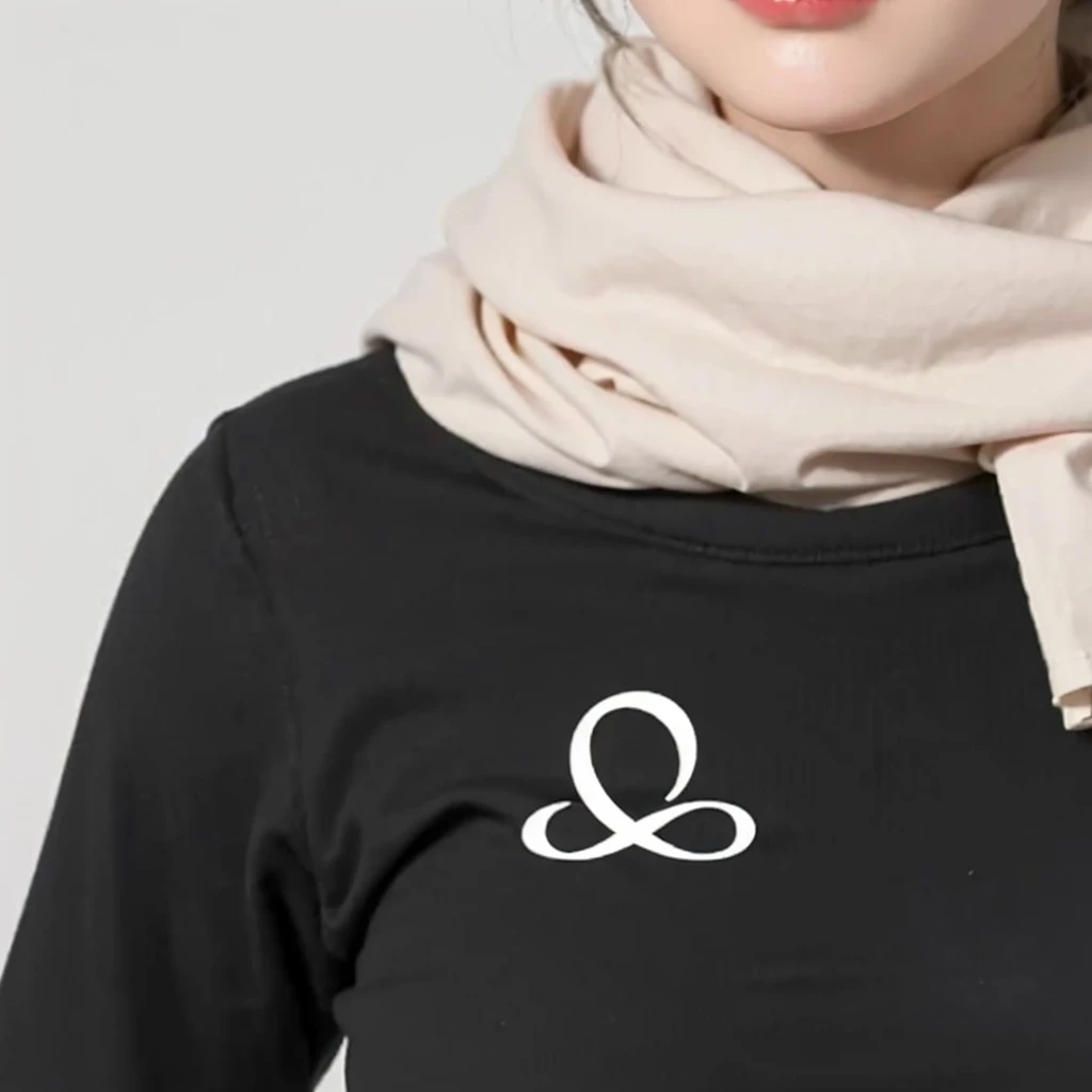 (Best quality, 8k, 32k, Masterpiece, UHD:1.2),Photo of Pretty Japanese hijab woman, large breasts, oversize crew t shirt.