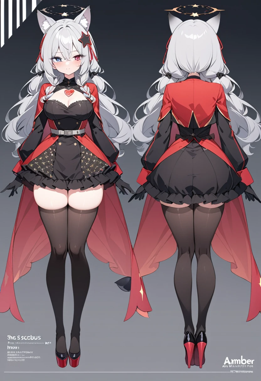 Legs, lower body, lower half only, legs only, black pantyhose, red escarpins, sandales, the gap, shenhe(genshin impact) legs shape,