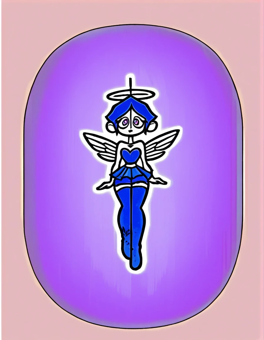 zPDXL, score_9, score_8_up, score_7_up, source_anime,
1girl, solo, heart eyes, (sitting on lap), angel wearing Ethereal white ensemble with a flowing top, layered tulle skirt, wearing a ethereal tiara crafted from moonlight, blue stockings, blue ballet flats, feathered (angel wings), (angel halo), wearing a celestial amulet glowing with inner radiance, Tinker Bell blue  , fairy, long blue hair, fairy wings,fleurs 
valbun, une femme avec des écouteurs assis par terre avec une manette de jeu vidéo dans une main, elle rit, heureuse, souriante. Elle est seule dans la pièce. valbun,