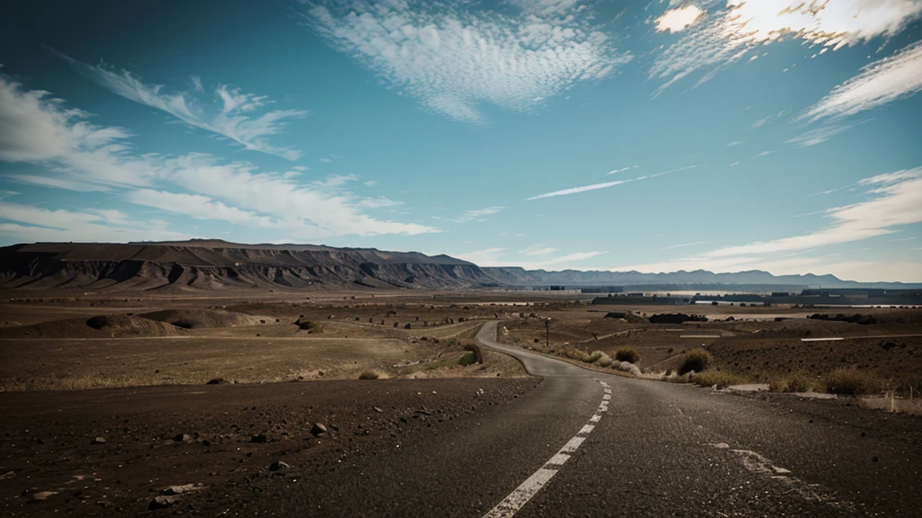 a desolate, whipped landscape from the PUBG video game