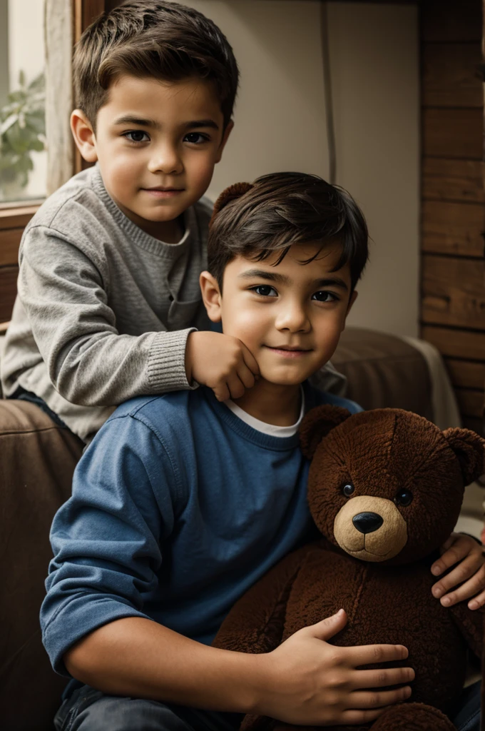 Boy with a bear