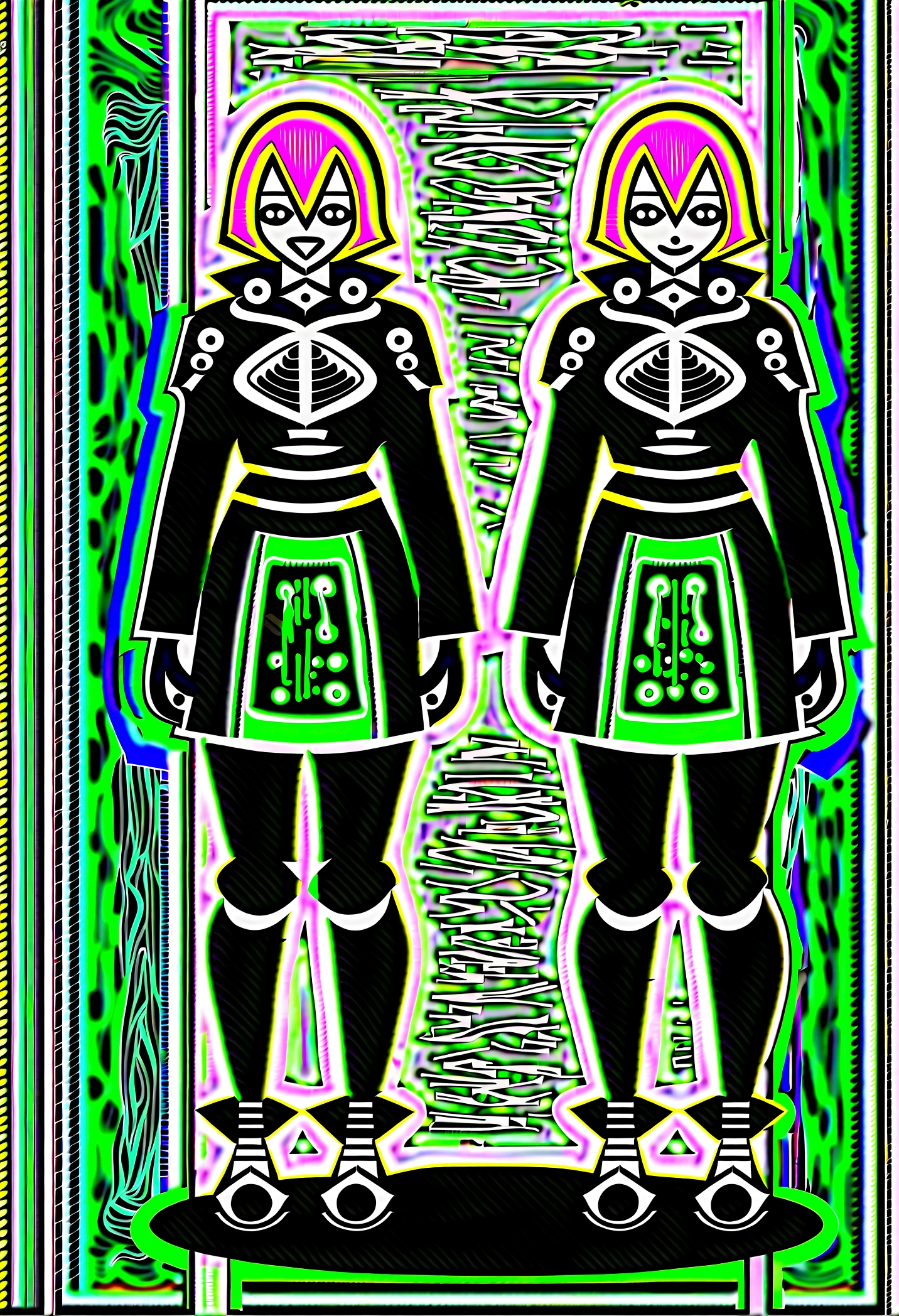 (masterpiece, Best quality, 32 thousand.), (((facing the viewer, full height))), ((full body)), Young teenage girl with pink hair , ((pink глаза)), ((Eyeliner)), ((Beautiful face, sultry face, mischievous face, fine features, sexy face)), ((pale skin, Smooth skin, perfect skin)), ((cute outfit, Stylish outfit, Medieval attire, fantasy outfit, tactical equipment:1.3))