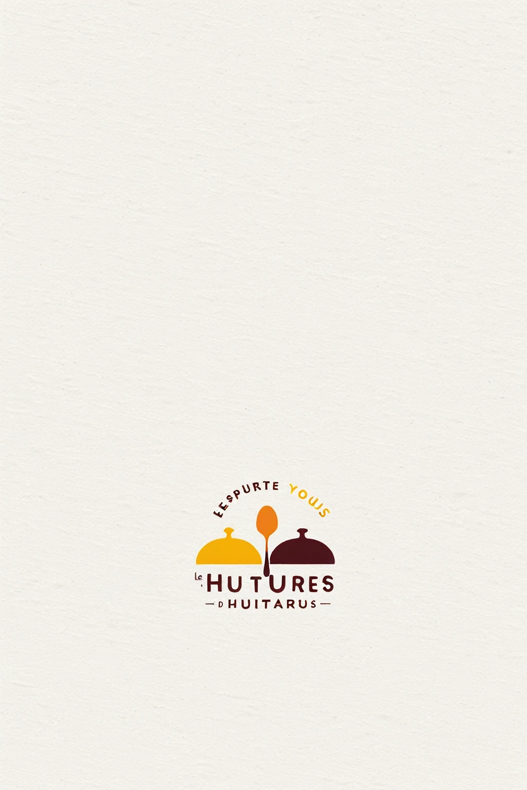 logo de restaurant d'huitres, le logo représente une huitre, logo simple avec palette de 3 Couleurs , sur le logo est écrite exactement : Huîtres Errere depuis 1911 Bouzigues. belle combinaison de couleurs, le logo est classique simple et chic, le logo peut s'imprimer facilement sur des caquettes ou polos. le logo inspire confiance et donne envie de deguster des huitres.