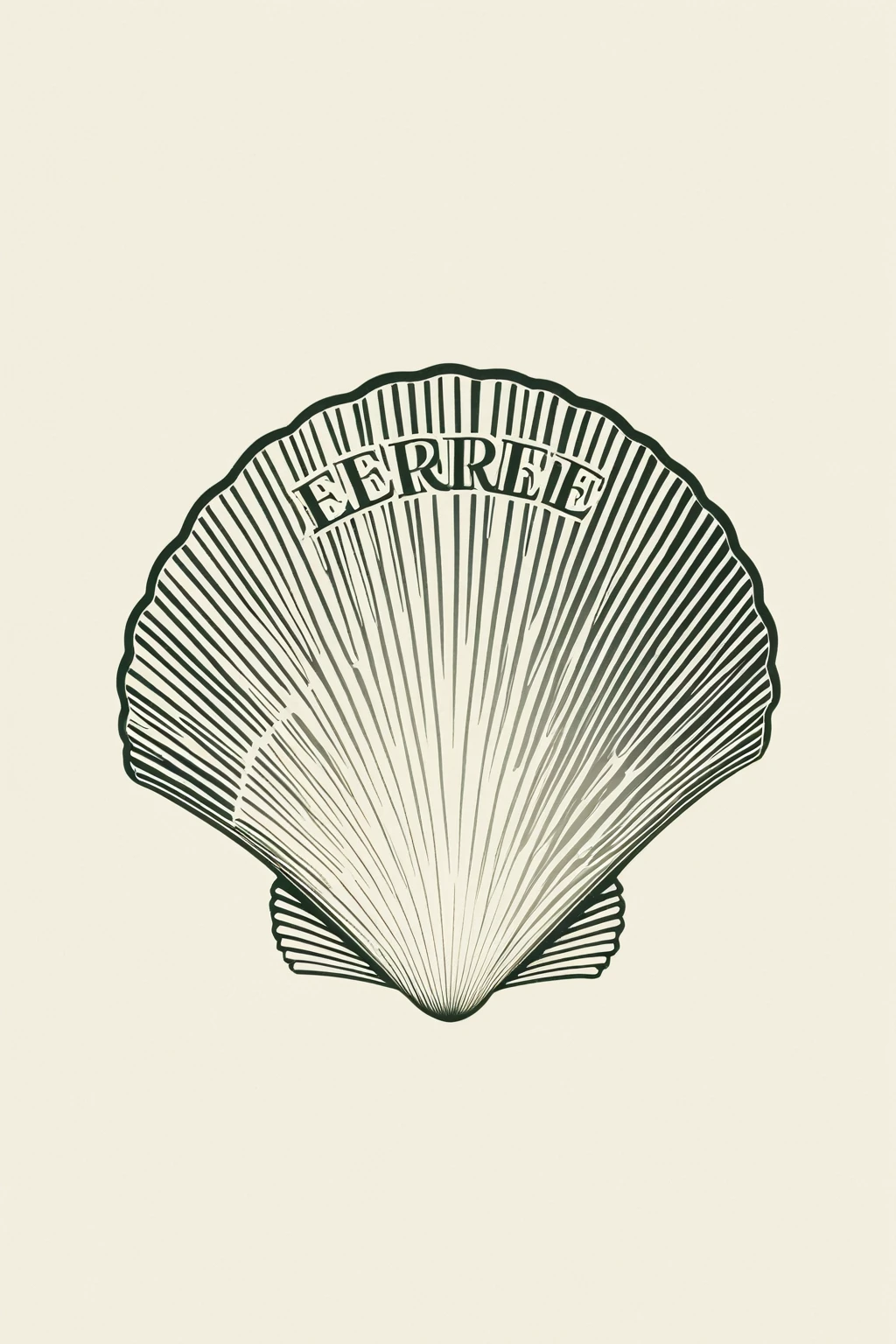 ERRERE typography ERRERE art logo restaurant shell Logo ERRERE