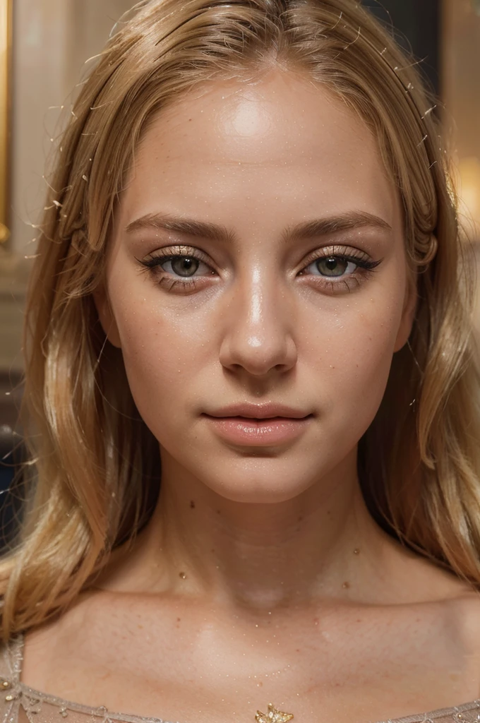 a beautiful blonde woman, blonde hair, detailed eyes, beautiful detailed lips, long eyelashes, detailed face, selfie, (best quality,4k,8k,highres,masterpiece:1.2),ultra-detailed,(realistic,photorealistic,photo-realistic:1.37),detailed painting,cinematic lighting,dramatic lighting,warm colors,vibrant colors,golden hour,soft focus