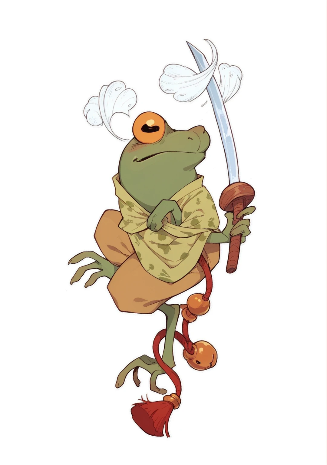 Grenouille,Rubis rouge ,
