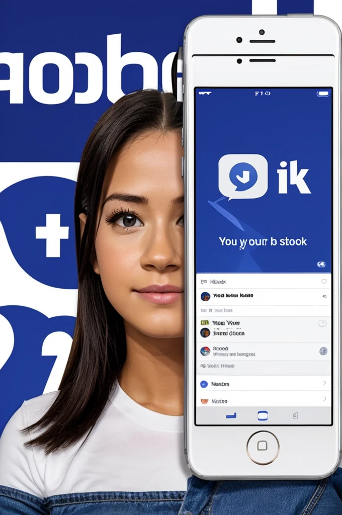 Logo de Facebook y TikTok