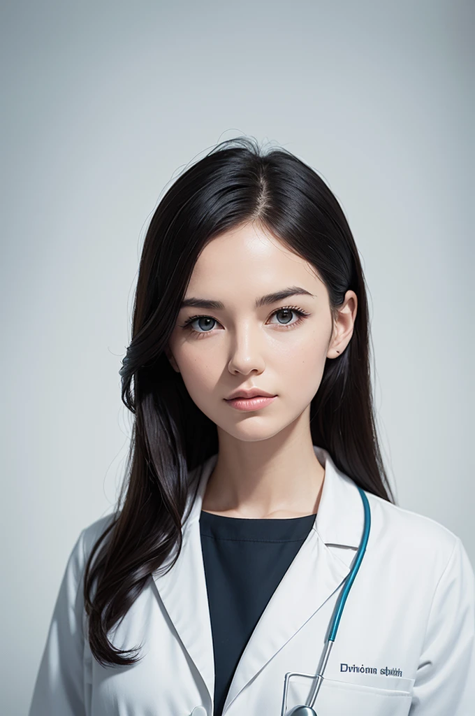 Create a minimalist image of a doctor logo