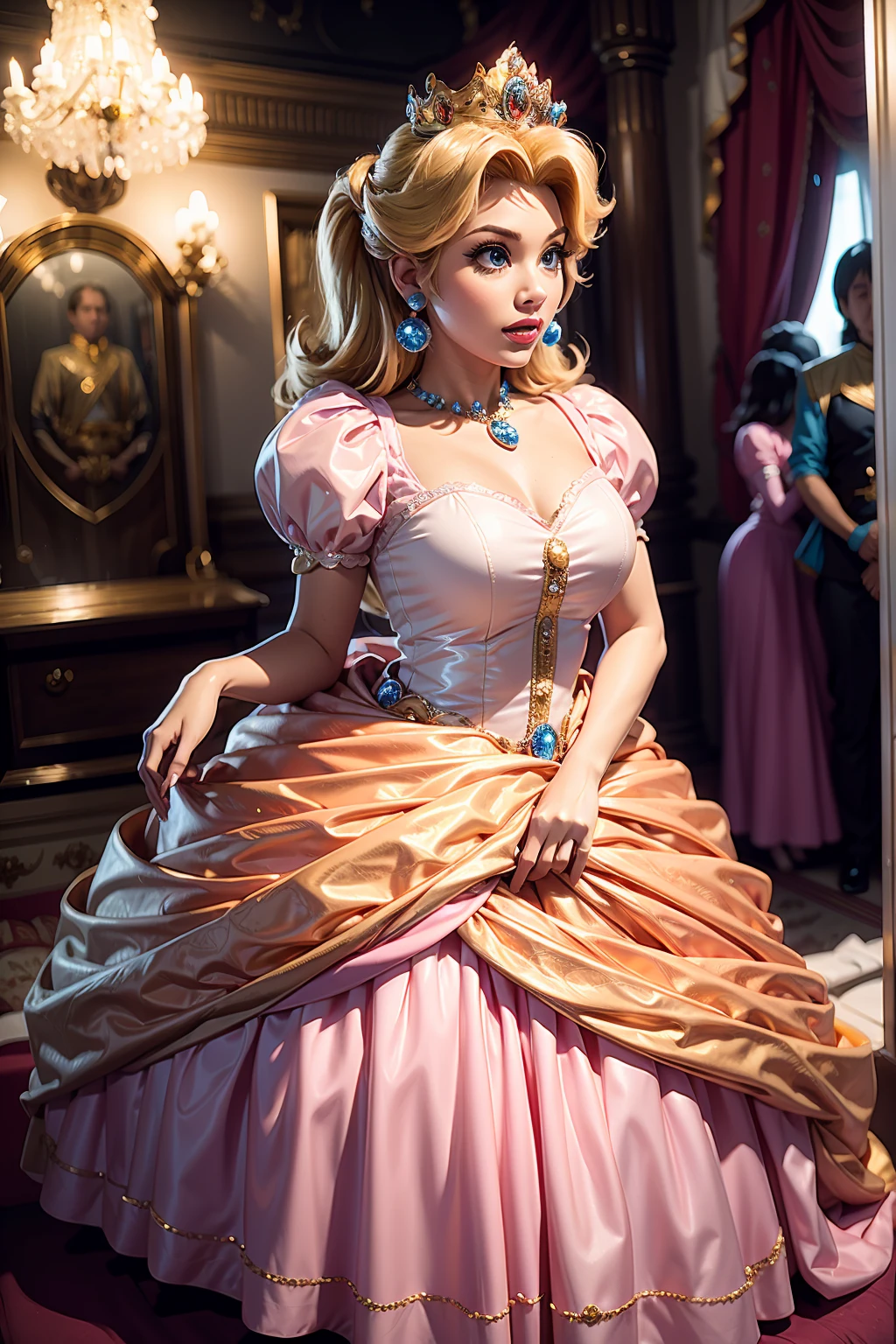 Princess Peach, princess peach dress,