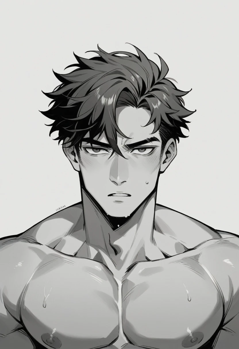 Human Male fat , cool hair Style