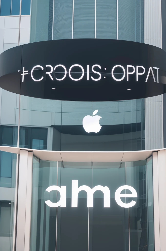 Create an Apple-style company logo