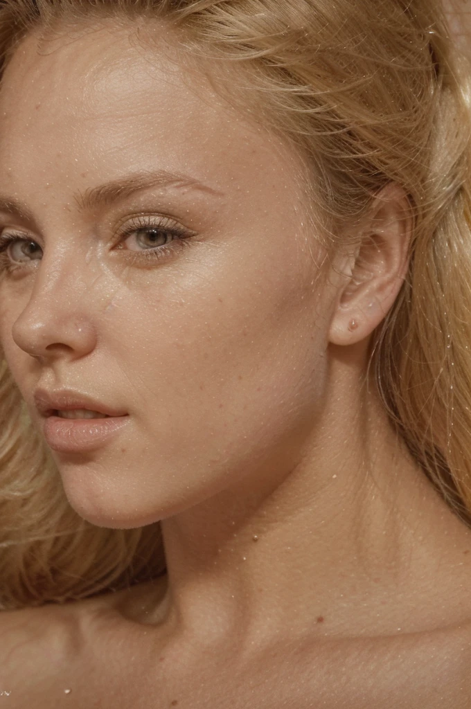 a beautiful blonde woman, sunset, beautiful golden blonde hair, detailed eyes, beautiful detailed lips, extremely detailed face, long eyelashes, beautiful detailed portrait, selfie dans le lit,(best quality,4k,8k,highres,masterpiece:1.2),ultra-detailed,(realistic,photorealistic,photo-realistic:1.37),HDR,studio lighting,ultra-fine painting,sharp focus,physically-based rendering,extreme detail description,professional,vivid colors,bokeh,portrait