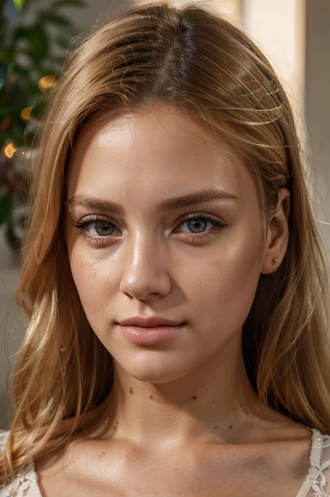 a beautiful blonde woman, sunset, beautiful golden blonde hair, detailed eyes, beautiful detailed lips, extremely detailed face, long eyelashes, beautiful detailed portrait, selfie dans le lit,(best quality,4k,8k,highres,masterpiece:1.2),ultra-detailed,(realistic,photorealistic,photo-realistic:1.37),HDR,studio lighting,ultra-fine painting,sharp focus,physically-based rendering,extreme detail description,professional,vivid colors,bokeh,portrait
