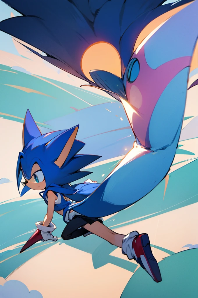 Sonic human version anime