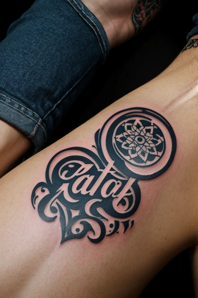 Gudiya name style best  tattoos man in solder
