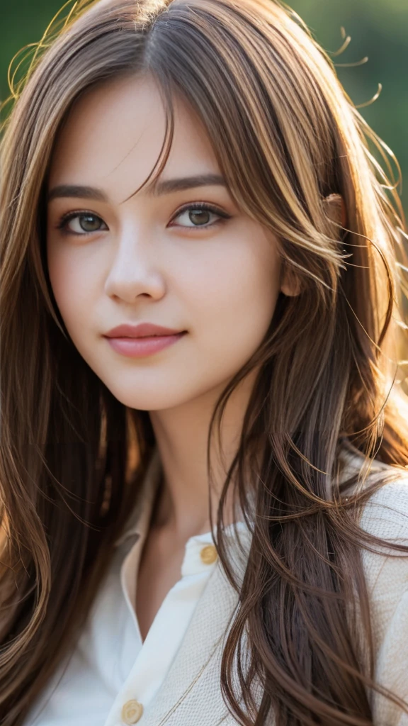 (Her nationality is random:1.2), Tabletop, Highest quality, Realistic, Very detailed, finely, High resolution, 8k wallpaper, One beautiful woman,, Light brown messy hair, Clothes are random, Sharp focus, Perfect dynamic composition, Beautiful and exquisite, Thinning hair, Detailed Realistic skin texture, smile, Close-up portrait, Model Body Type、president&#39;secretary、mini skirt、High heels、