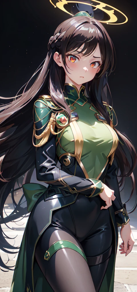 (beautiful face),((sexy goddess of underworld)),((hella norse goddess)), white pale skin, green eyes, black hair, dark armor, underworld background,