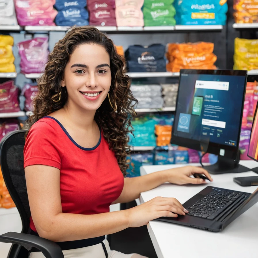 Young Woman with a result of 23 thousand reais with her digital store 