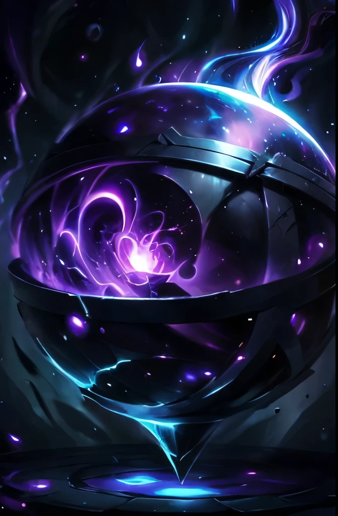 Dark sphere of black magic