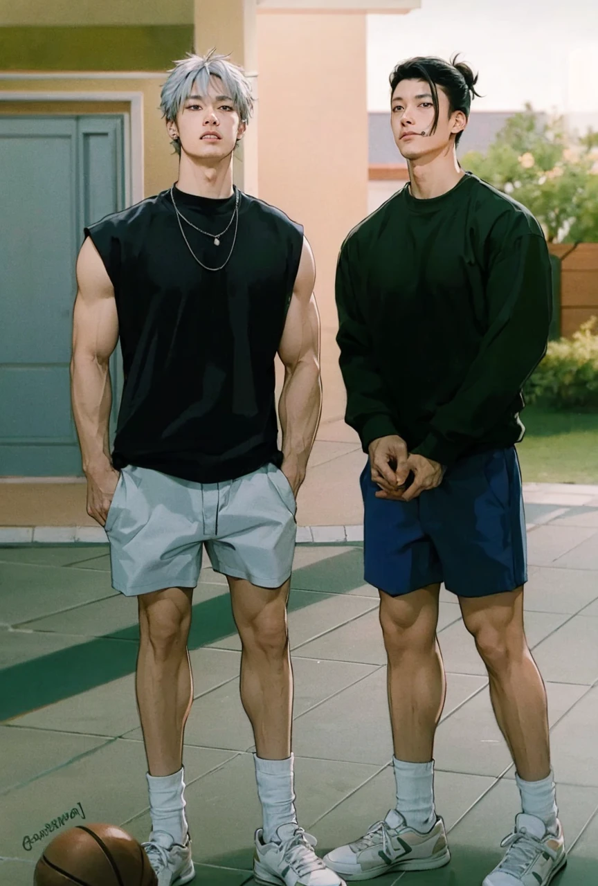 Satoru gojo ,suguru geto, 2 boys