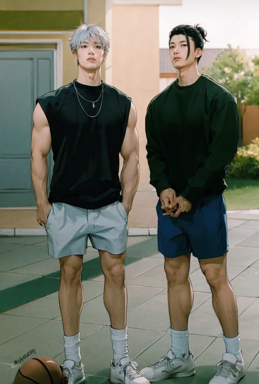Satoru gojo ,suguru geto, 2 boys