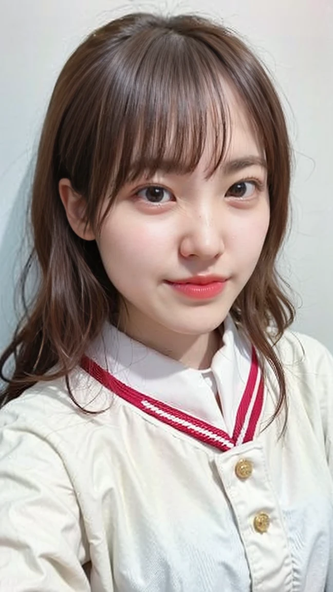 (masterpiece、Highest quality、Very detailed)、Hair color is deep dark brown、Soft Waves、
(Skin is smooth、Lightly reflects light、Healthy shine)、(The eyes are almond-shaped、eyes dark brown)、Long eyelashes、Flexible curls、Each one is clearly visible、Thin eyeliner、Natural eyelash shadow)、(Natural pink cheeks)、(Thick lips、smile)(Japanese in uniform、A white shirt with a distinctive sailor collar、Navy blue scarf)、(Summer clothes)、(Navy blue pleated mini skirt、inseam length)、(Beach、Pay attention to her whole body and facial expression)、(((Eye highlights and skin detail、Realistic details)))