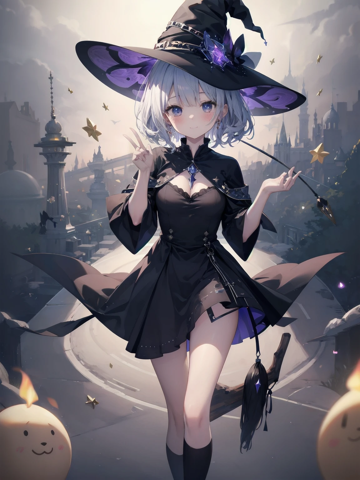 Masterpiece、Happiness Space、A cute pose of a witch