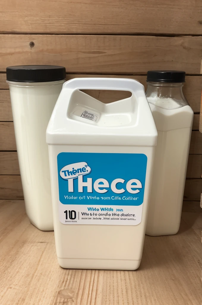 A carton of whole milk with the name "There he!"