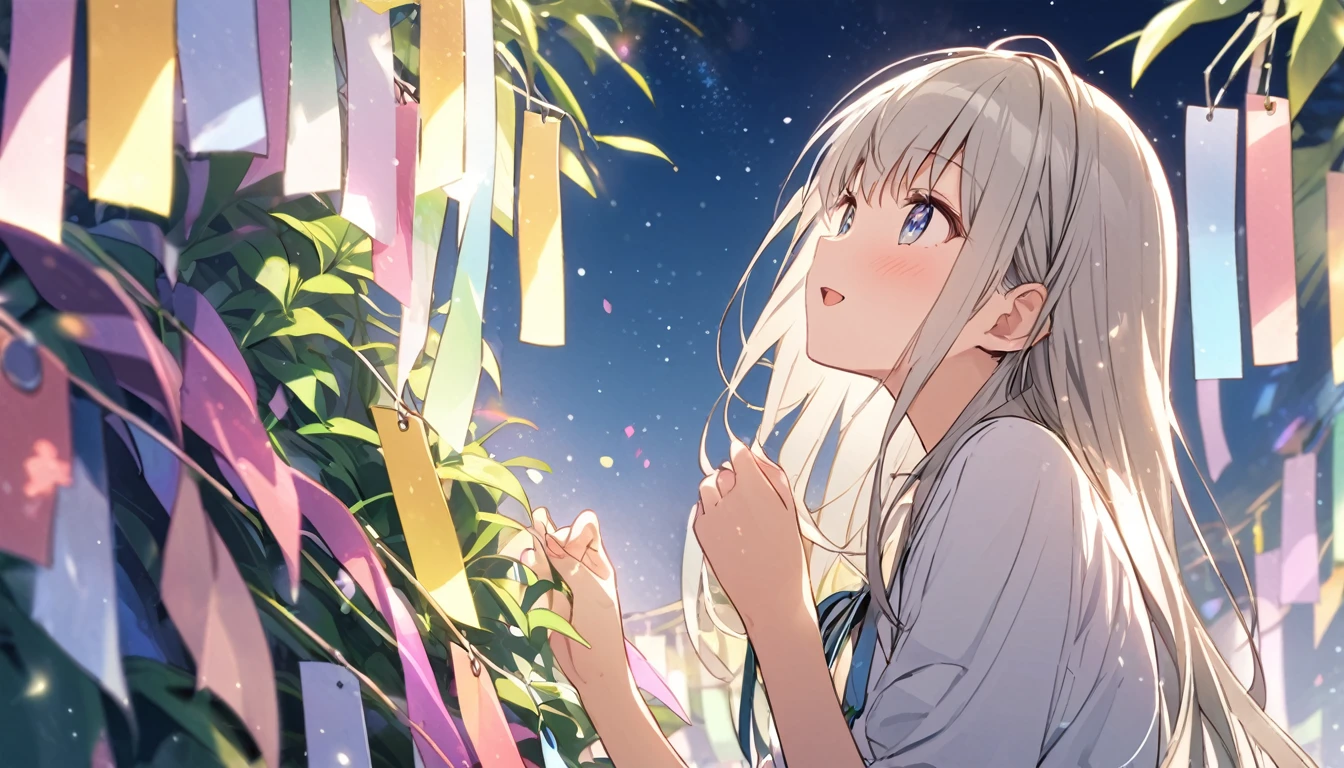 wish　prayer　howling　Tanabata　miracle