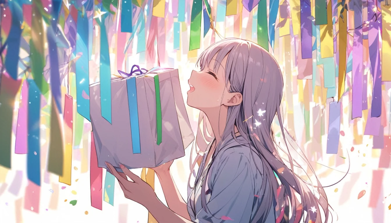 wish prayer howling Tanabata magic tears