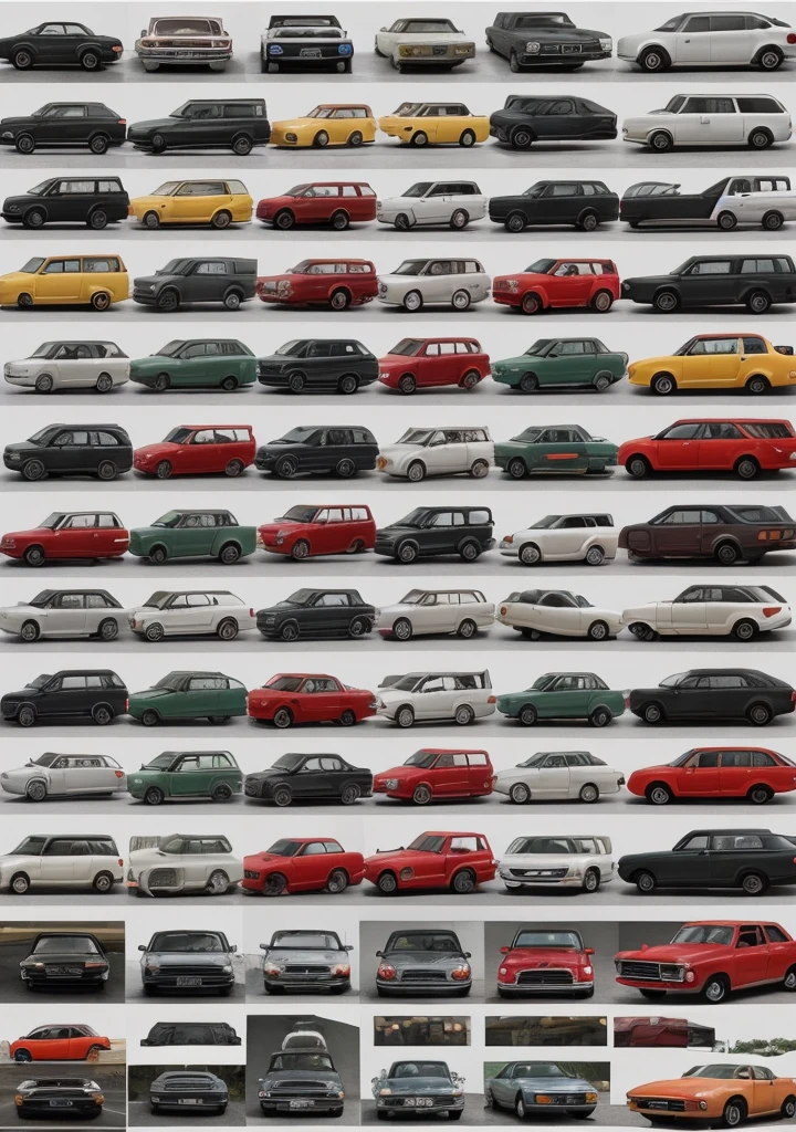Mix every single car into one