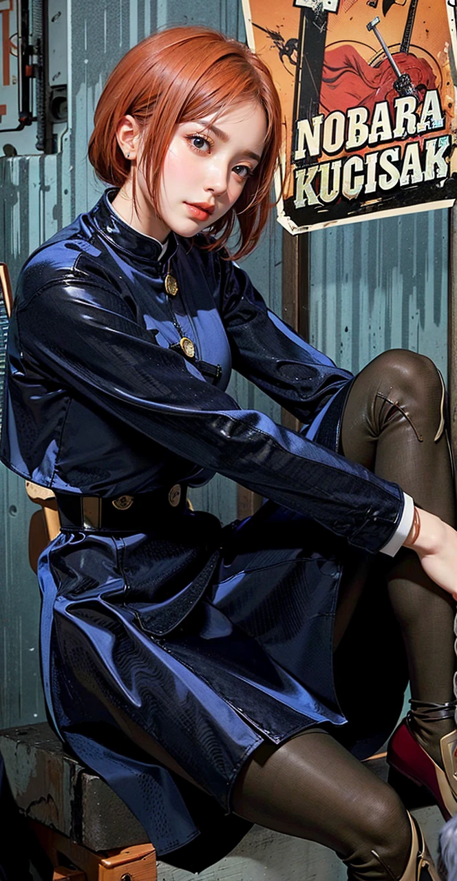 a close up of a girl(nobara jujutsu kaisen) , orange hair , big booobs , shadowbringers cinematic, 4 k detail fantasy, a beautiful fantasy empress, game cg, xianxia fantasy, xianxia hero, 2. 5 d cgi anime fantasy artwork, cinematic goddess close shot, ruan jia and artgerm, wow 4 k detail fantasy, hyperdetailed fantasy character,