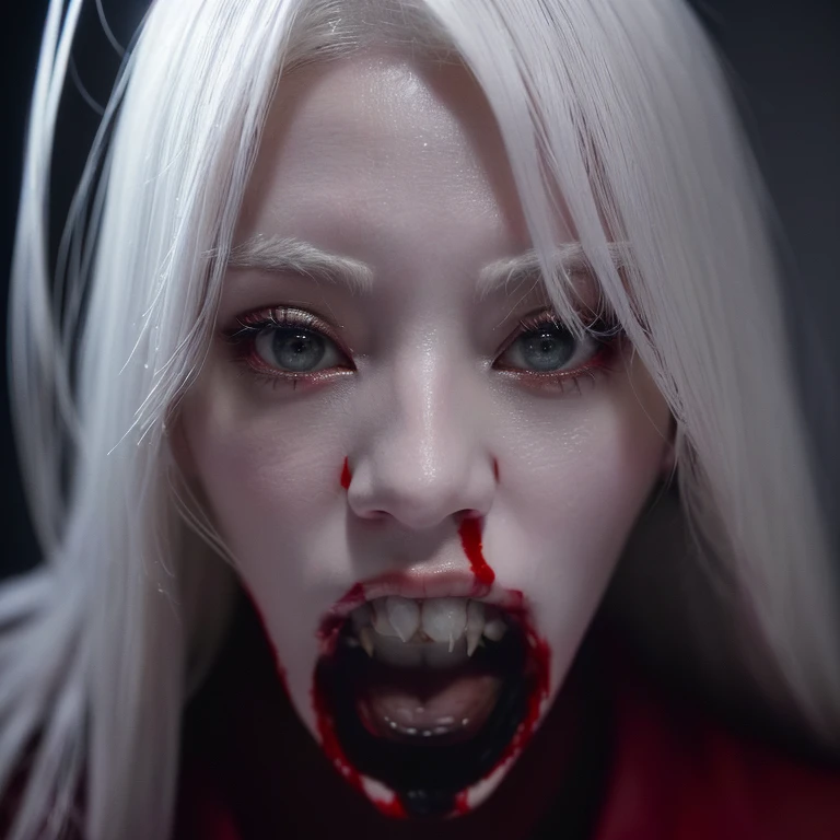 不気味な顔をしたアラビアのwoman, White hair and a bloody mouth, Indie Video Game Horror, Horror game graphics, Horror Video Games, Stills from an animated horror movie, [ Horror game ], Jump scares, Horror game, Zombies with white eyes, Face of fear, Jump scares, Glowing eyes and mouth, Very detailedなホラー, scary pose、(Highest quality, masterpiece, Very detailed, Ultra-high resolution, Realistic, RAW Photos, Absurd, Absolute Resolution:1.4),(Highest quality color photo of a mysterious beautiful woman in bodysuit  , Haute couture fashion shoot, Advertising photo for a luxury lingerie brand, Midrange Shots:1.3),(that&#39;It&#39;s a very detailed and beautiful piece:1.2),Breaking the French luxury lingerie brand, woman, And confidence, The brake design is bold, Sensual, Romantic and, Shiny materialのボディスーツ, Shiny material,  World Rankings&#39;the best,  Sexy Lingerie, Elegant and sophisticated fashion, Break Woman is a 28-year-old ballet dancer.... , Worldwide supermodel ,She is the epitome of beauty and charm..,  Sensual and seductive, Asian Beauty,(Her hair flows gracefully., Perfectly complements your look、Sophisticated and elegant makeup:1.2) Black Hair, Detailed face, View your audience, fine grain, black eye, Glossy Lips ,(smile),Split, (Beautiful long legs , Muscular:1.1),(Beautiful appearance,  Camel Toe:1.2), Lean Physics, Breaking one&#39;s graceful pose, Glamorous fashion pose, (sunlight, Soft Front Light, professional lightning:1.3) , A soft and mysterious look, very saturated, 