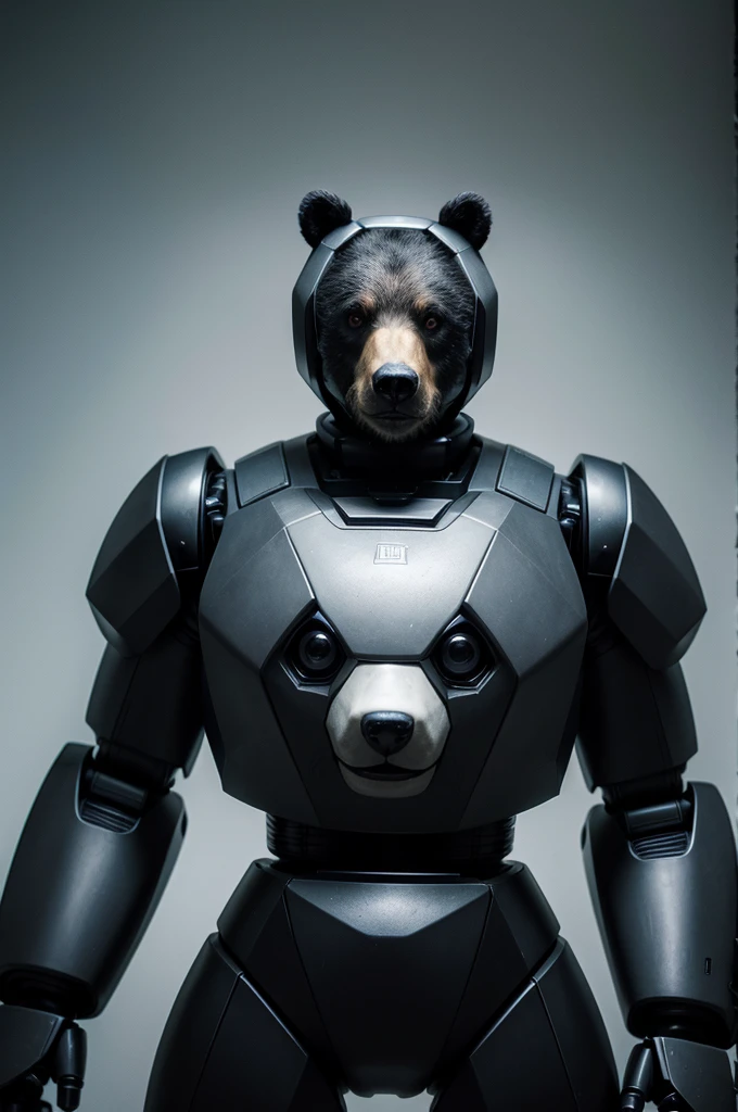 Bear-shaped killer robot from a 2000s-style horror movie