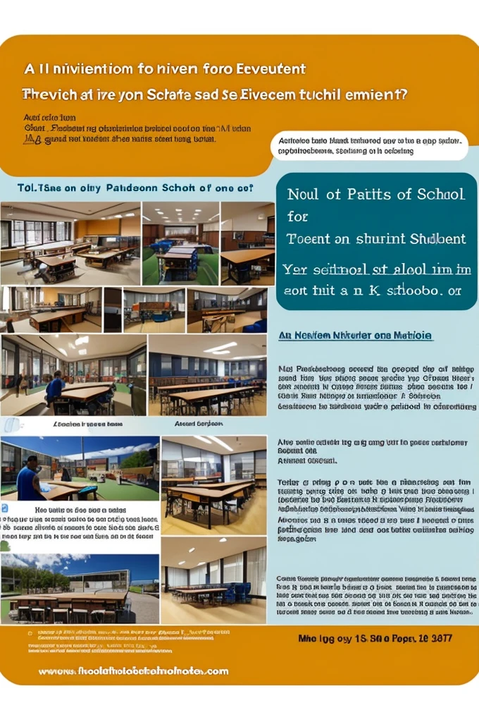 An invitation to parents and students for a school event