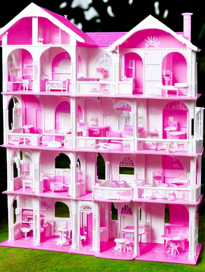 What would Barbie&#39;s house look like in real life?, but to make it clear, where is which room