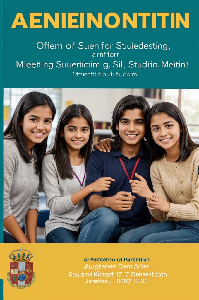 Invitation to parents and students for a meeting (in Spanish)