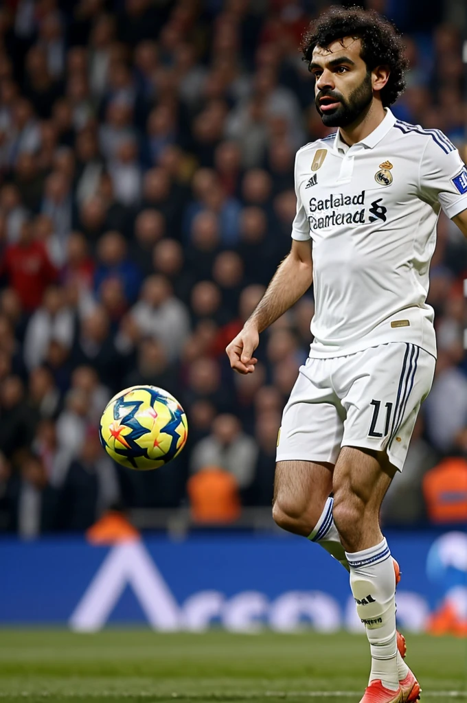 Mo salah with real madrid kit