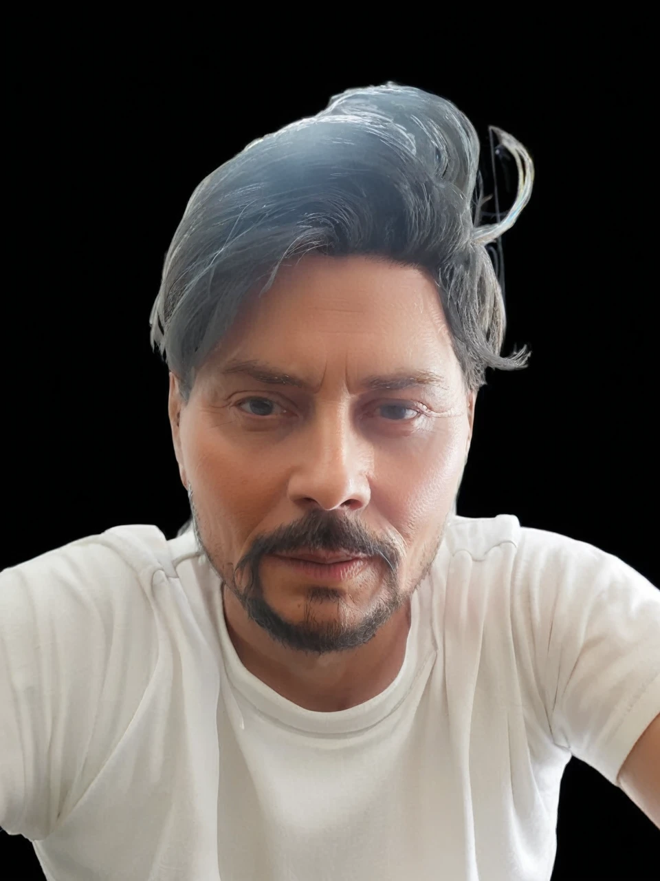 Johnny Depp as Johnny Silverhand from game Cyberpunk 2077 3D figurine