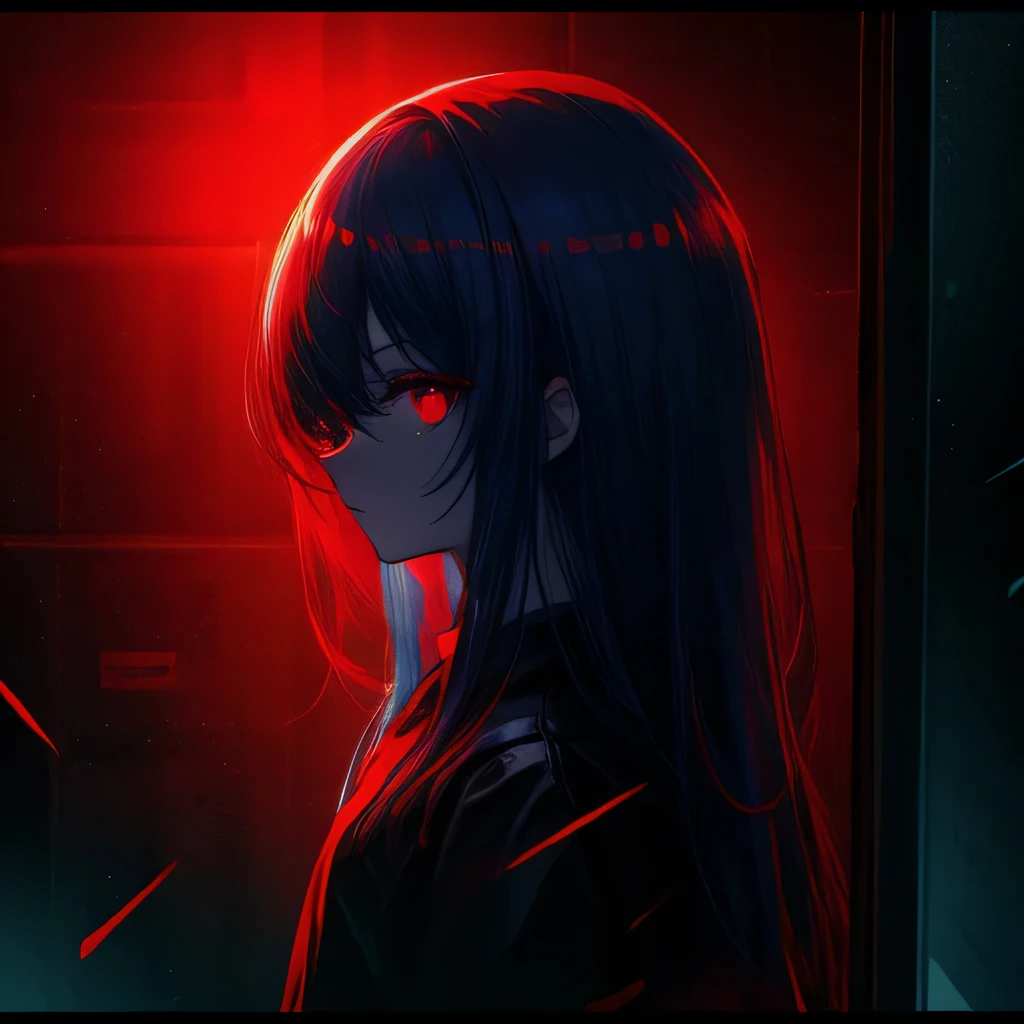 the city that never sleeps、Watercolor Touch、Bleeding、a woman , luminous design, pastel colours, ink drips, spring lights,Artistic,black and red、terrible