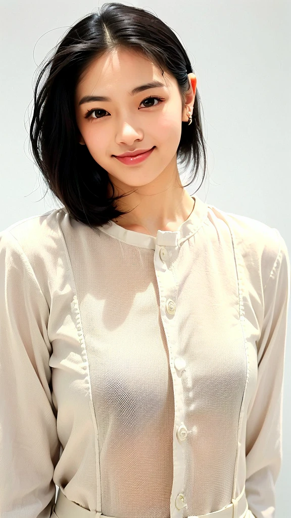 (1 woman:1.99)、(Small Face、Wide forehead、Very short hair、Very small amount of hair、Forehead、Fuji frame:1.1)、Sunburn、17 years old、Naughty、Happy expression、満面のsmile、Weakness、love、I feel very comfortable alone、(velvet),((Very sleepy、Improves skin texture,smile、Narrow eyes、Very weak eyesight、Very weak eyeliner、Half-closed eyes、I know the shape of your head、Oval Face))、(slicked back hair:1.25)、Photographic, Raw photo, Mastepiece, Highly detailed photos, Digital SLR, Photo-realistic 1.4, Super hello nothing, Best Quality,(standing、tilting your head、whole body:1.7)