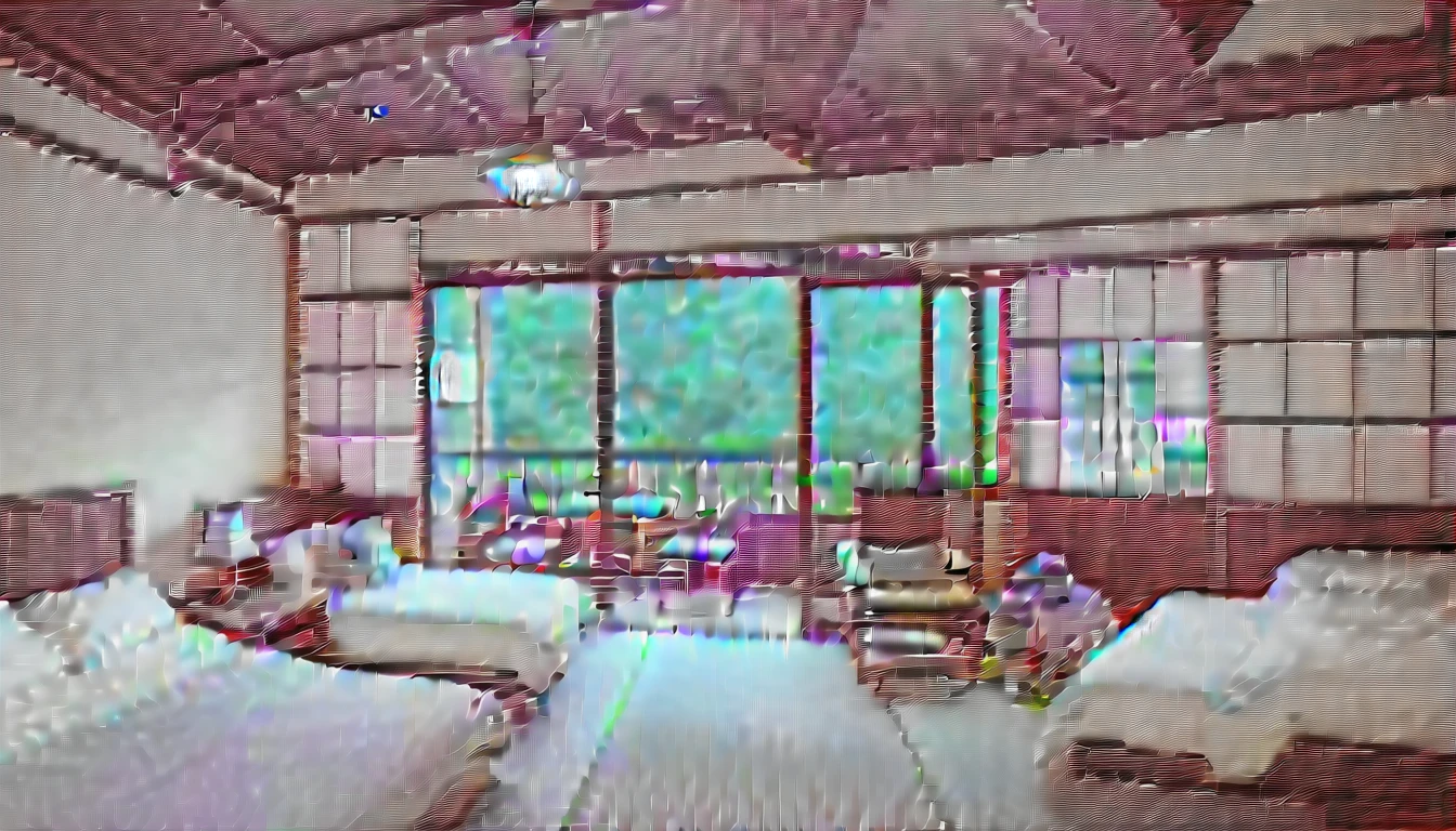 Solo, no humans, animals, dog hitting the fan, animal-centered, masterpiece, highest quality, cute, detailed description, natural scenery, relaxing,Japanese style room