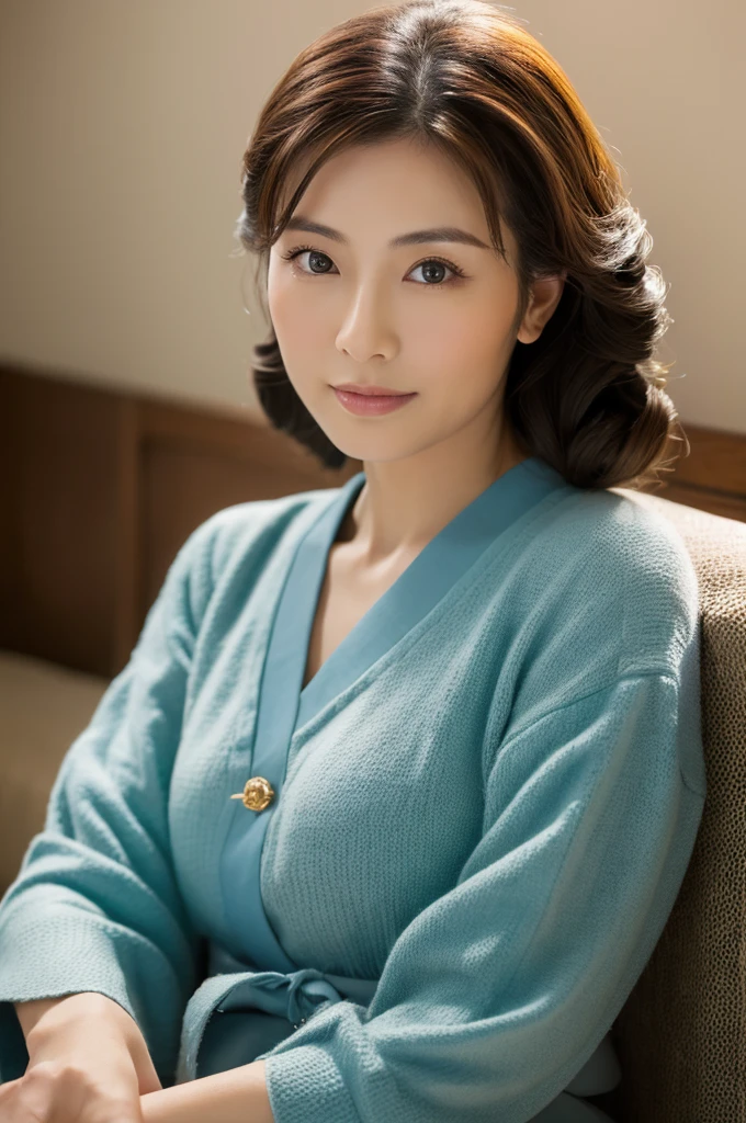 ((Highest quality)), ((masterpiece)), (detailed), Japanese,Beauty,Mature Woman,40s